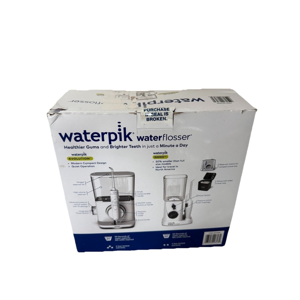 Waterpik Evolution and Nano Water Flosser Combo Pack System NEW
